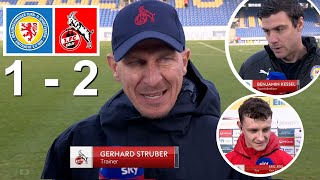 Gerhard Struber kessel Martel Interview Nach Dem Spiel Eintracht Braunschweig 1 vs 2 Koln 01/02/25