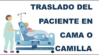 Traslado del paciente en cama o camilla