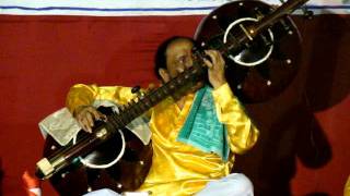 MOV02010Pt Hindraj Divekar Playing Rudra Veena at Megha Sagar Sangeet Mahotstav on 30th oct 2010