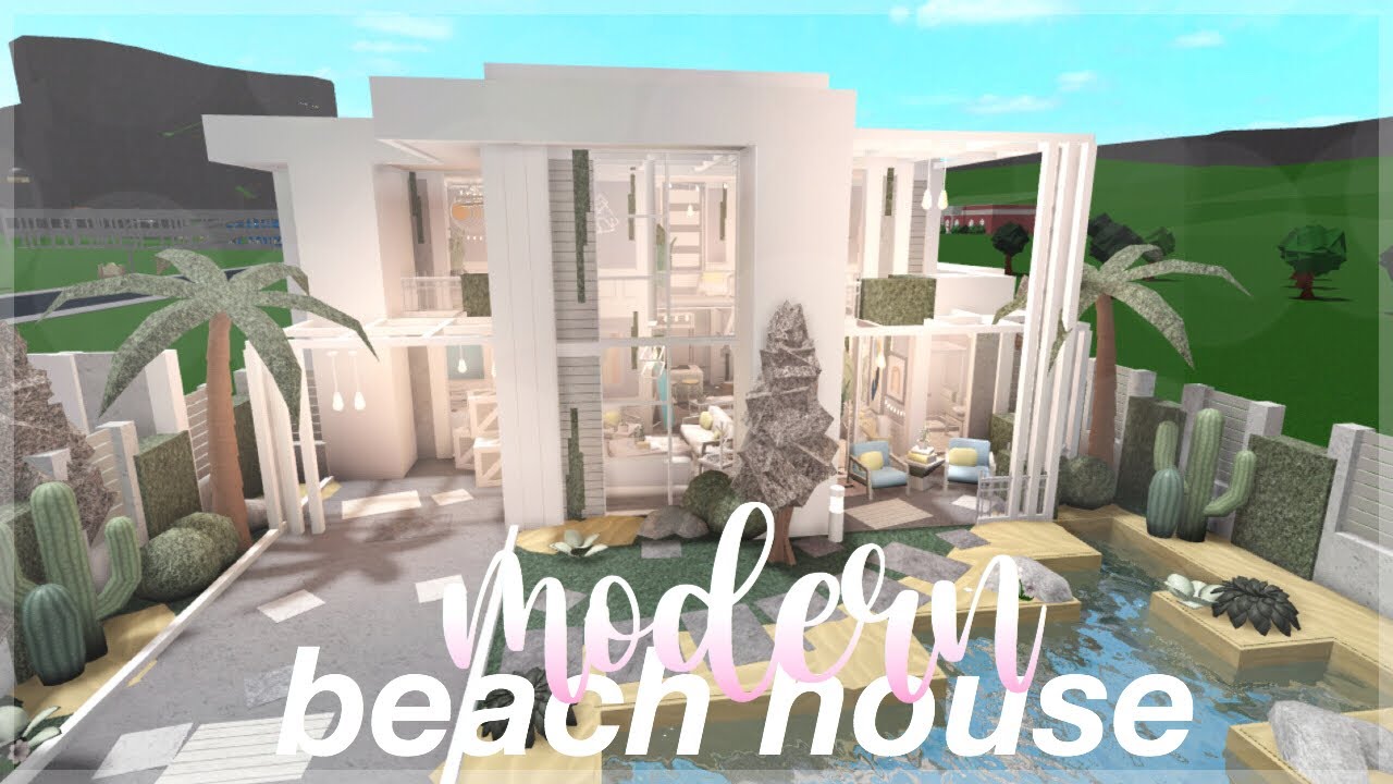 Bloxburg Modern Beach House Bloxburg Modern Beach House