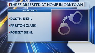 Anonymous tip leads to arrest of three in Knox County