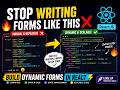 How Top Developers Handle Forms in ReactJS (Dynamic Form Tutorial) #learnreact #reactjs