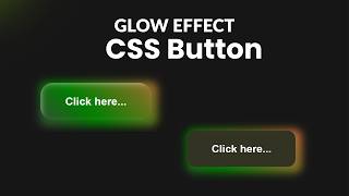 CSS Glowing Button Tutorial 🔥 | Create Hover Glow Effect with Pure CSS (Step-by-Step)