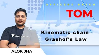 Kinematic chain  & Grashof's Law   | L : 7 | TOM| GATE (ME) 2022|  ESE2021