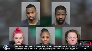 Five arrested in narcotics investigation at north Lincoln home