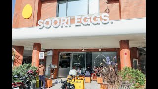 【台中南區】SOORI EGGS 工學店 | 美味又好吃的早午餐店，大量的生菜沙拉讓人滿足，德式香腸與蛋餅的組合非常搭配，讓人回味。