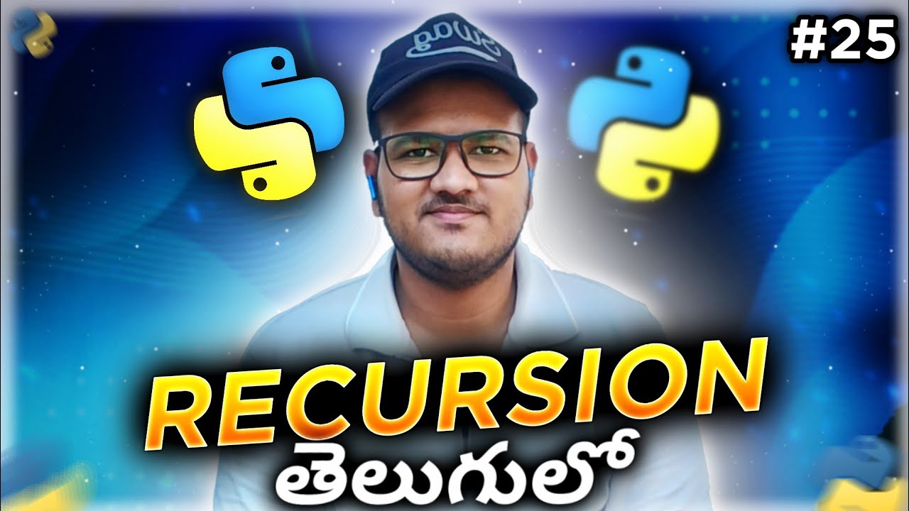 Python Recursion In Telugu Srk Codes Youtube