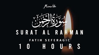 10 Hours Quran Recitation to relax and sleep | Surah Rehman | Fatih Seferagic | Mumin Vibe