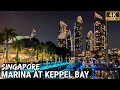 MARINA AT KEPPEL BAY | Short Walking Tour At The Bridge [4K] Singapore - June 2022