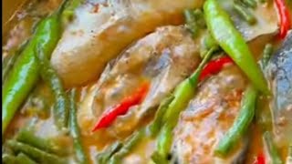 MILK FISH IN COCONUT MILK WITH GREEN BEANS #viral #cooking #simplefood #glory76