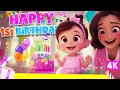 Happy 1st Birthday! Baby Song | #TinyGeniusTV Nursery Rhymes & Baby Songs