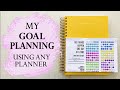 GOAL PLANNING IN MY GOLDEN COIL (or any Planner!)