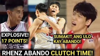 Pumakitang Gilas si Rhenz Abando sa mga Koreana! |  ANYANG  KGC vs SK KNIGHTS! | March 12, 2023!