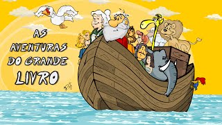A Arca de Noé em desenho animado, em português, desenho infantil bíblico para a