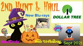2nd Dollar Tree Hunt & Haul + New Blu-ray Dvd Giveaway 📺📀🎬💿🎥