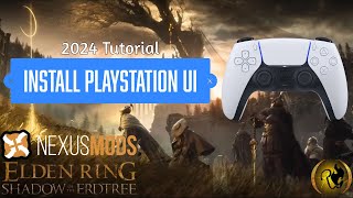 How to install Playstation Controller UI for Elden Ring 1.12 in 2024 | Fast Easy Tutorial