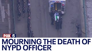 Mourning the death of NYPD officer Jonathan Diller