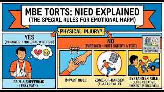 MBE Torts Masterclass: negligent infliction of emotional distress.