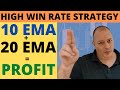 SIMPLE DAY TRADE STRATEGY 10 & 20 EMA = Easy High Profit #trading