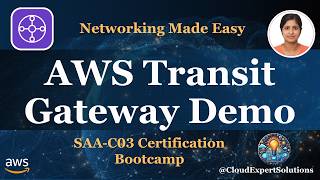 AWS Transit Gateway Hands-On Demo | Connect Multiple VPCs Step-by-Step | SAA-C03 Module 8.6