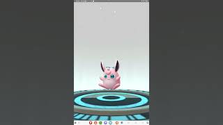 2024年1月Pokémon Go New Year2024寶可夢精靈🥳😎Jigglypuff wearing ribbon戴著絲帶的胖丁波波球進化evolution胖可丁Wigglytuff肥波球