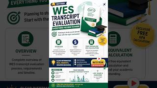WES Transcript Evaluation Explained: Cost, Process + FREE GPA Calculation!