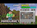 Minecraft But Creative After Every One Minute | Minecraft In Telugu | GMK GAMER