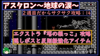 【アスタロン地球の涙】最強アイテムの為「塔の根っこ」と隠しボス攻略＃14【サクサク攻略】