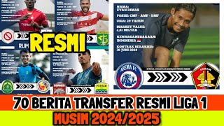 UPDET RESMI‼️🔥BERITA TRANSFER LIGA 1 MUSIM 2024/2025 - AREMA - PERSIK - PERSIB - PERSEBAYA - PERSIJA