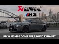 BMW M3 G80 Competition with Akrapovič Slip On Exhaust System