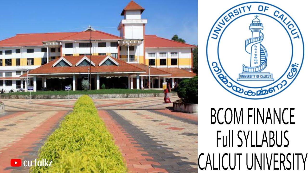 Bcom Finance Full Syllabus Calicut University Youtube Bcom Finance Full Syllabus Calicut University Youtube