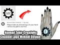 Naveed Zahir Creativity Channel Logo Mehndi Design || Beautiful And Easy Mehndi Design For Hand