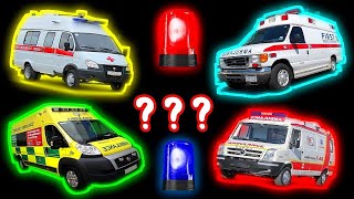 Ambulance Siren in Different Countries Sound Variations in 40 Seconds