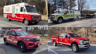 Multiple Departments Responding, Bay Ridge Fire, Ice Water Rescue, 1-10-2023