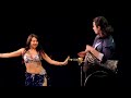 belly dance drum solo marina oganyan and artem uzunov. darbuka tabla solo