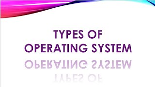 Types of Operating System | Batch, Distributed, Time-sharing, Network & Real-time Operating System