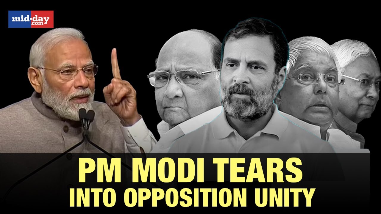 PM Modi Tears Into Opposition Unity, Says They Are Seeking Vote For ...