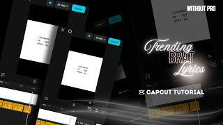 Trending Brat lyrics - Tutorial [ Without Pro ] | Under 2 Min | #tutorial #lyrics #viral