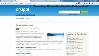 Administration menu + Coffee Modules | Drupal 7