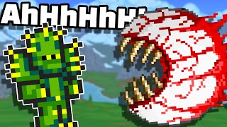 This TERRARIA Boss Destroyed a Minecraft YouTuber…