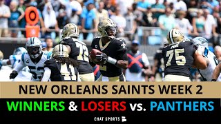 New Orleans Saints Winners & Losers After 26-7 Loss To The Carolina Panthers In NFL Week 2