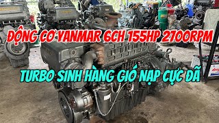 (Đã Bán) Động Cơ Yanmar 6Ch 155hp 2700rpm Turbo 1Tất Lẻ5 Chỉ 75tr 0923,5555,97 Tâm| Tâm Vlog