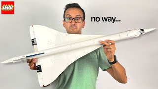 I wasn't ready for the LEGO Concorde (Review)
