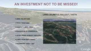 Land sale Lebanon Metn Jouret El Ballout, 96500sqm