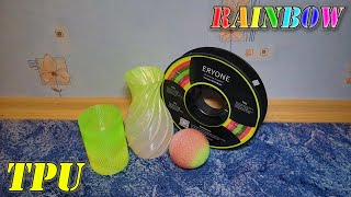 TPU 3D Prints - Eryone Rainbow TPU