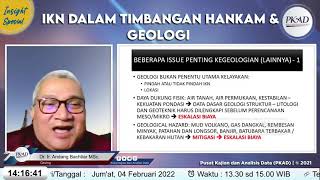 Andang Bachtiar - Insight Spesial : IKN dalam Timbangan Hankam & Geologi