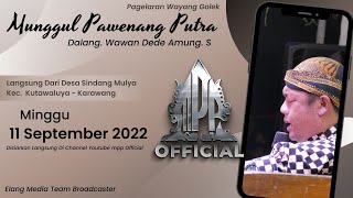 Pagelaran Wayang Golek Dl Wawan Dede Amung  S Edisi 11 September 2022 Live Sindang Mulya  Karawang