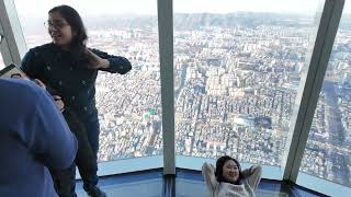 Tour the tallest observation deck in South Korea: Seoul Sky Lotte World Tower