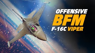 F-16C Viper OFFENSIVE BFM | DOGFIGHT | Digital Combat Simulator | DCS |