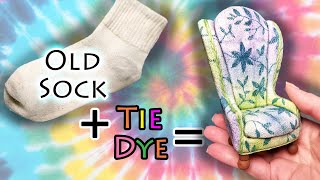 DIY Dollhouse Arm Chair made from an OLD SOCK!! (Prompt #9)